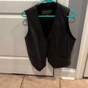 Wilson’s genuine leather vest
